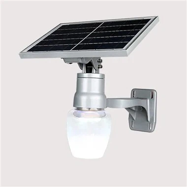 6W o'rnatilgan Apple quyoshli LED ko'cha chiroqlari