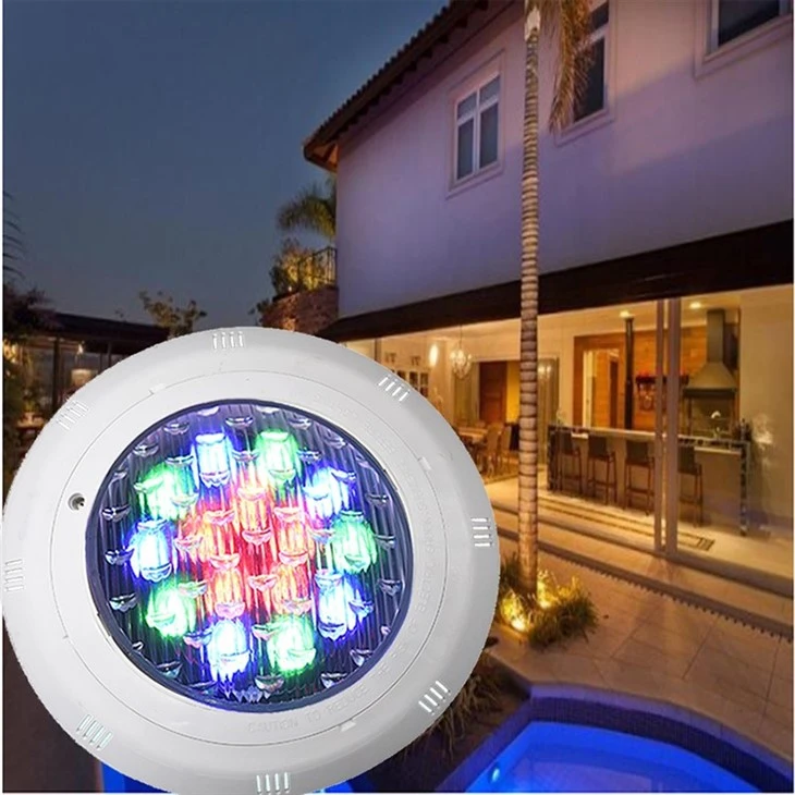 Wireless wall mounted underwater lamp
