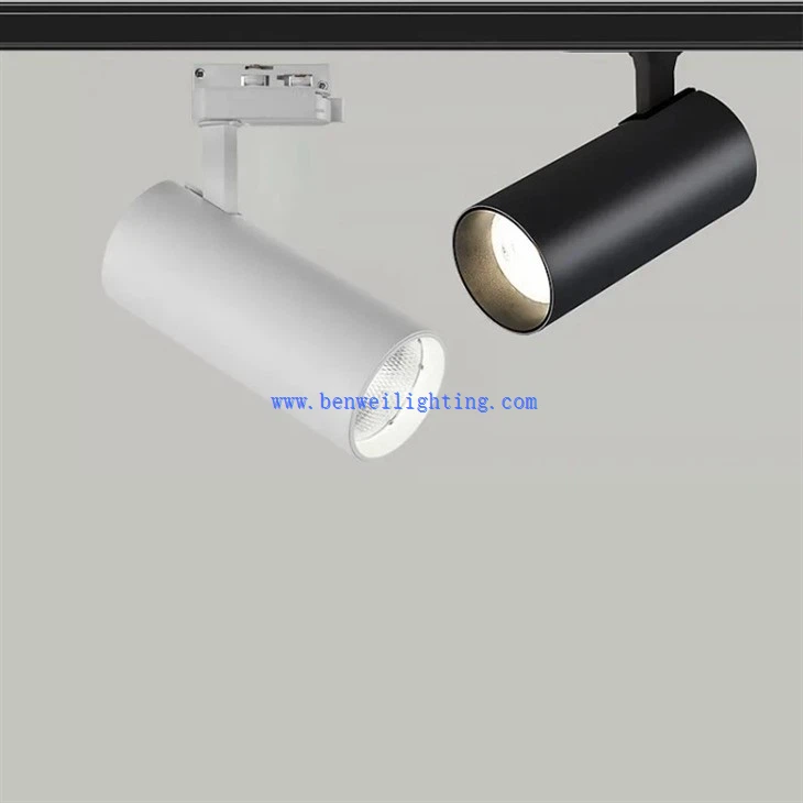 black and gold track lighting