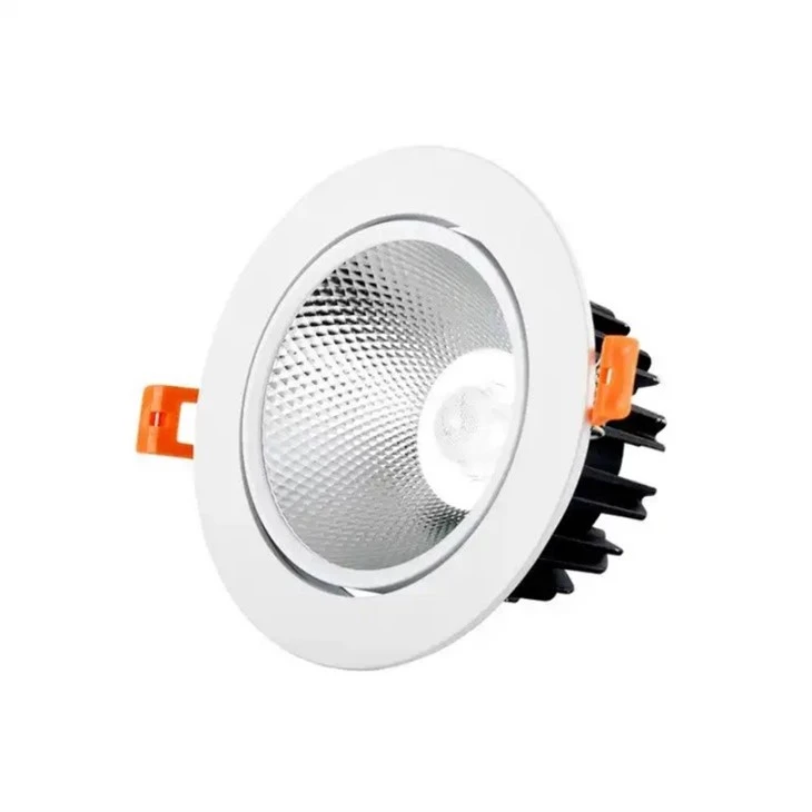 Round Aluminum Embedded COB LED Downlight high quality