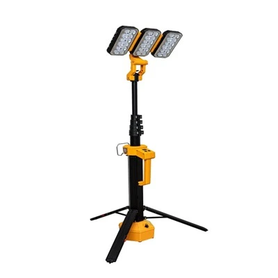 Batareya bilan 100W portativ LED minora yoritgichi