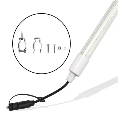 V-Shape Row LED Tube Light 8 Ft koʻp qirrali yoritish yechimi